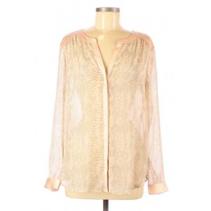 Sheer silk Ann Taylor Blouse